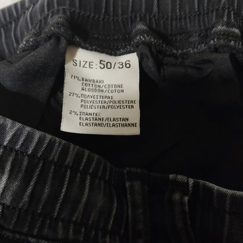 DSplay Jean Cargo Bermuda shorts, black anthracite