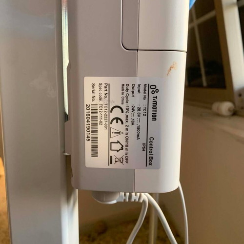 Electric patient lift hoist with TiMOTION TC12 control system