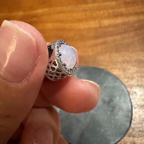 Silver symbol for bracelet like new used
