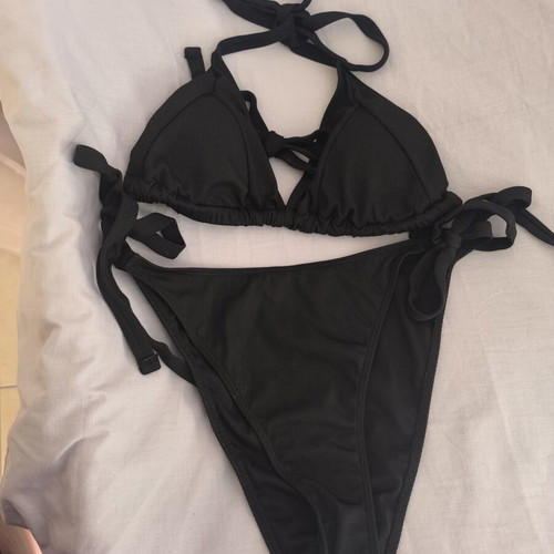 Shein women's black bikini XL