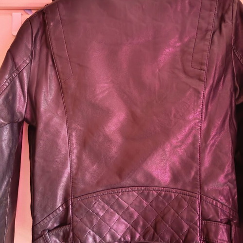 Leather jacket set Celestino small with leopard shirt and black cardigan like new