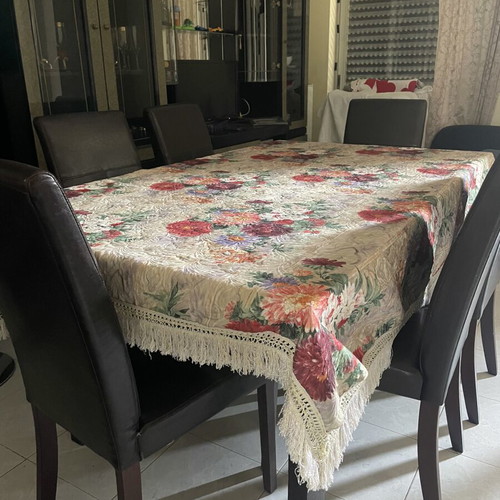Dining table with 6 chairs used, extendable to 2.40m
