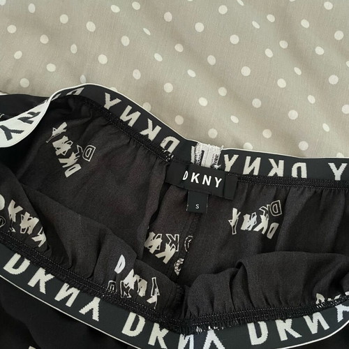 DKNY women's shorts like new, black with white logo