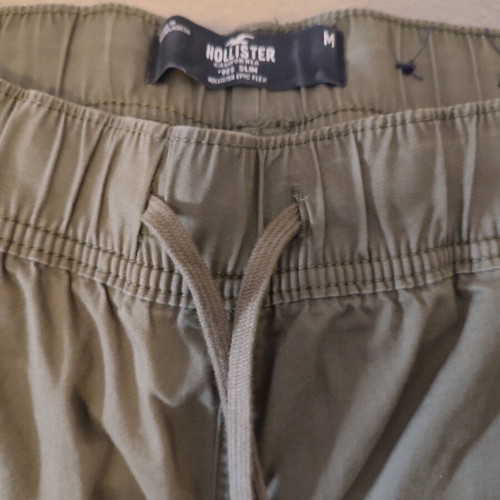 Hollister Fabric Olive Pants Size Medium New