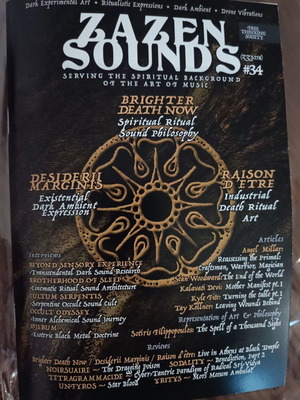 Zazen Sounds Magazine Issue 34 new, ambient and dark music