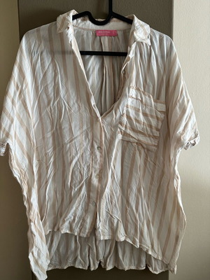 Pink Woman shirt ecru used, size S