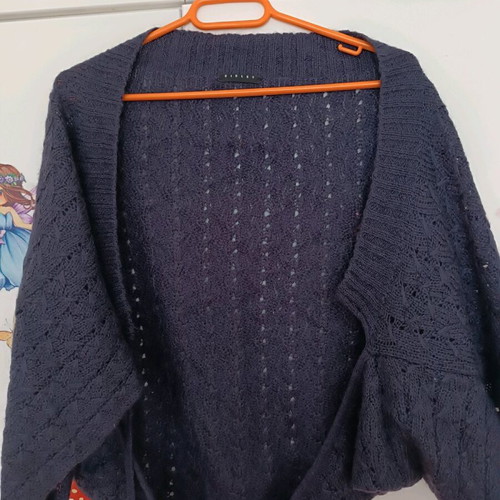 Mohair cardigan like new, purple