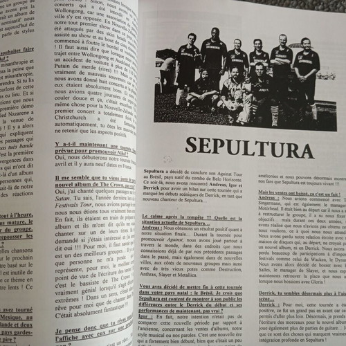 Metal Spirit #19 2000 French fanzine like new