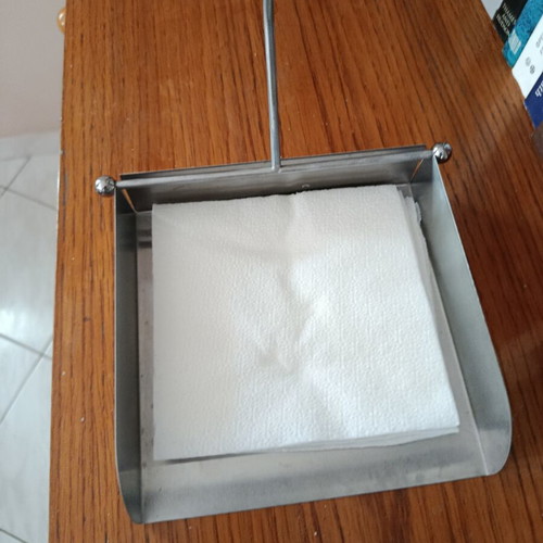 Napkin holder stainless steel with weight