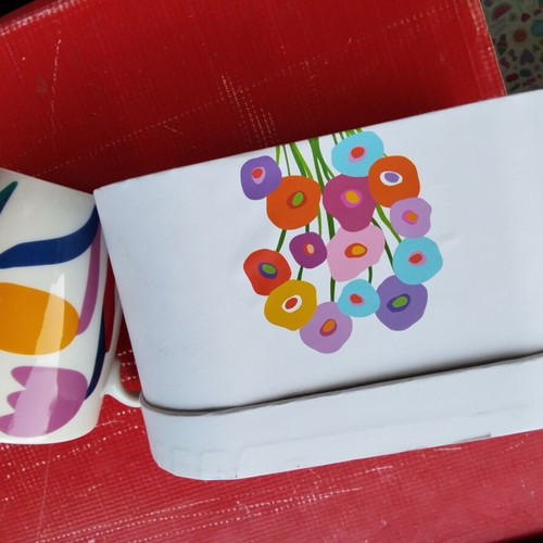 Ppd tulip flower mug with box