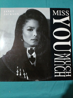 Janet Jackson Miss You Much vinyl record