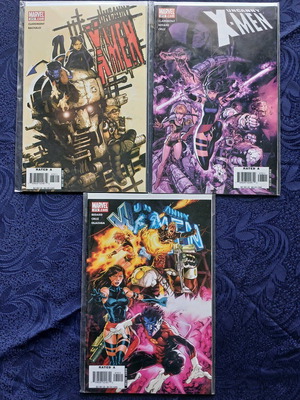 Uncanny X-Men pack of 3 comics like new, complete storyline