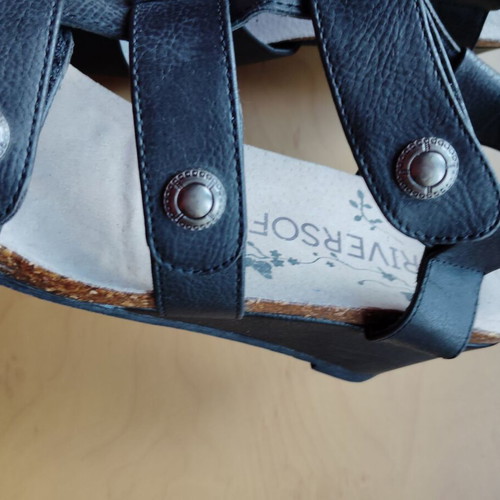 Women's sandals new, size 42, dark gray