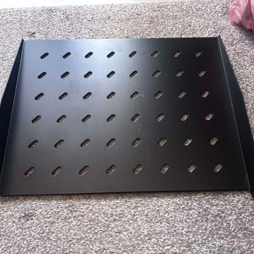 Rack 19" heavy-duty shelf 35cm depth, used, 20kg capacity