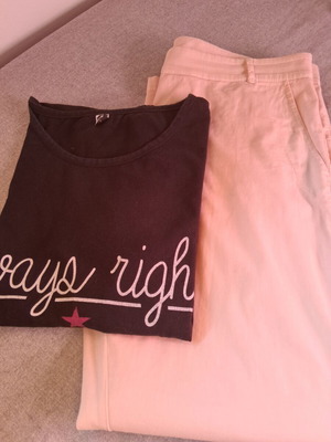 Set of pants and blouse used, pink, Regalinas