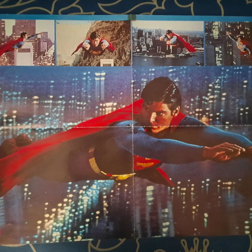 Superman Collectible Poster 1979 used, DC superhero