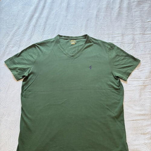 Polo Ralph Lauren V-Neck T-Shirt, dark green, Medium