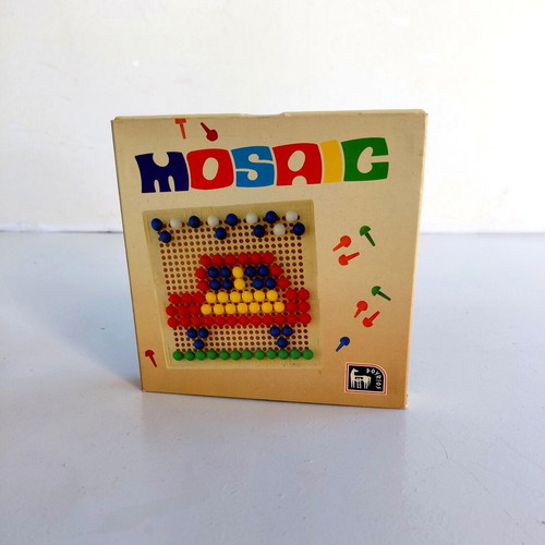 Mosaic vintage 80s travel board game Doureios