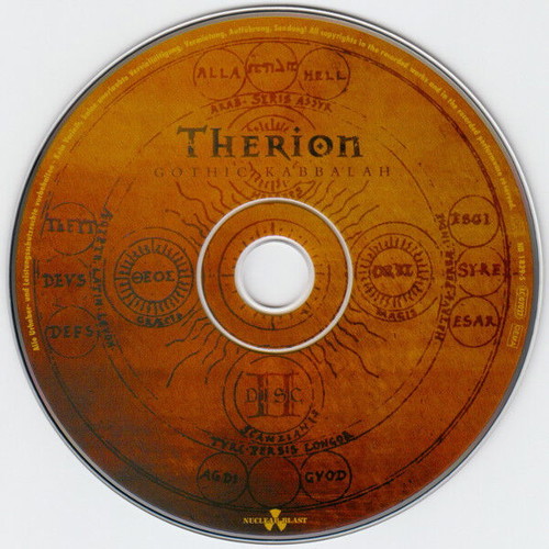 Therion Gothic Kabbalah CD used, metal