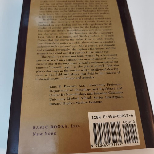 In Praise of Imperfection book used by Rita Levi-Montalcini