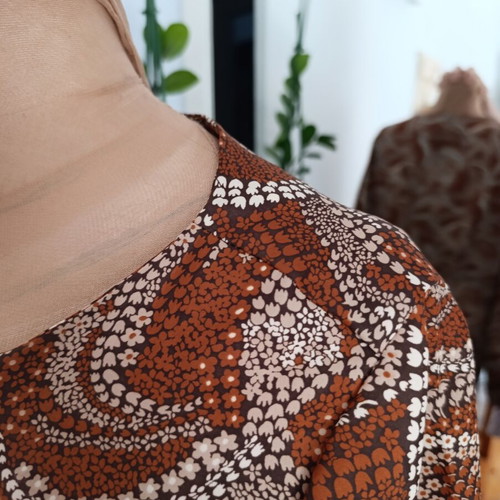 Custom Made Women's Dress spring vintage fabric plus size
