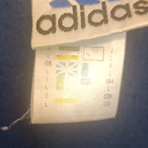 Vintage Adidas Track Jacket Cream/Navy like new, 90s style