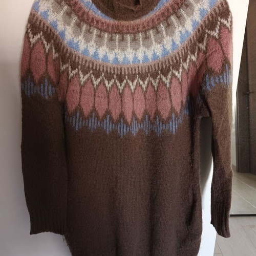 Manila Grace sweater dress used, multicolor, size S