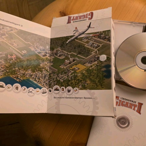 Industrie Gigant II PC game used, Big Box complete edition