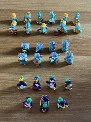 Kinder Ferrero 90s Sets Like New Dinosaurs Elephants Penguins