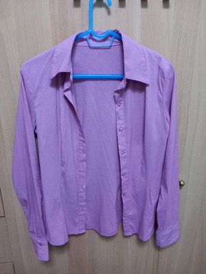 Pink shirt used, sizes S and M