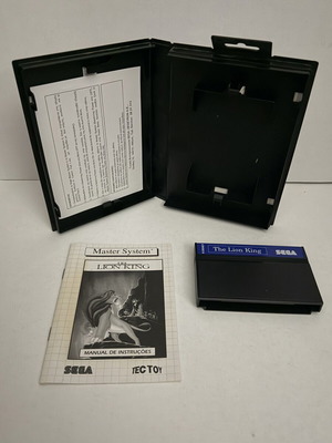 The Lion King Sega Master System game used, TecToy Brazilian edition