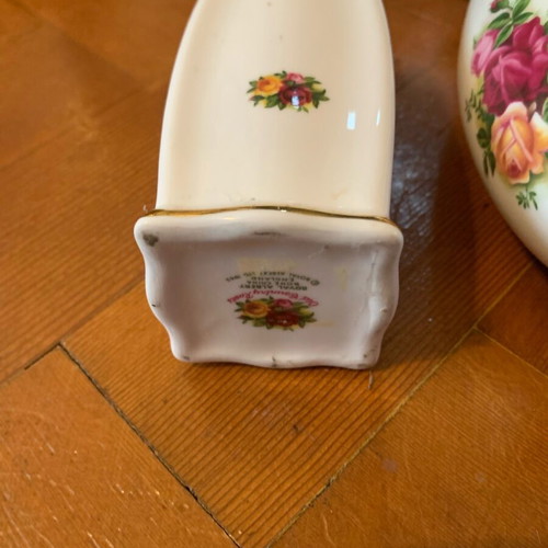 Royal Albert Old Country Roses βάζα σαν καινούργια, σετ 3 τεμαχίων