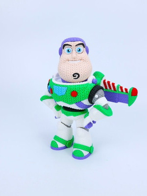Φιγούρα Buzz Lightyear σε στυλ πλεκτού 3D