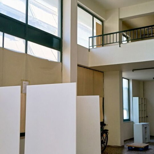 Wooden panels white like new, set of 4, 1.80m x 0.90m