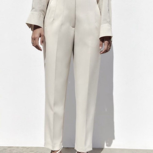 Zara pants like new, size XS, beige