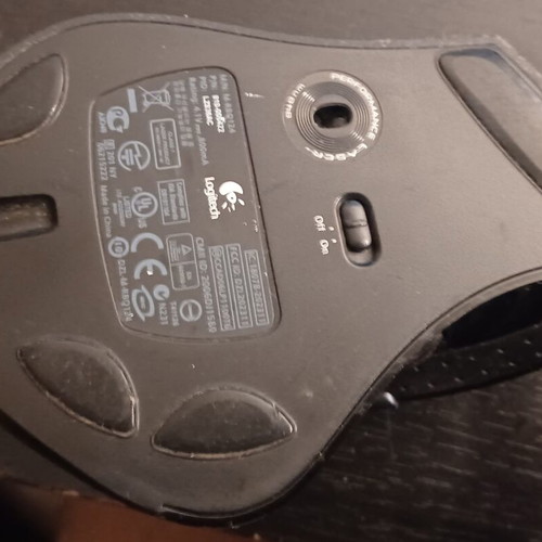 Logitech MC Revolution mouse used with original charging base