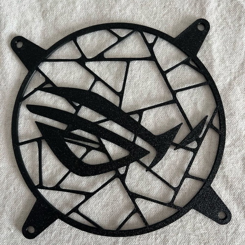 ASUS ROG fan cover new, black 3d print