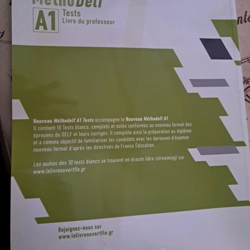 Delf A1 Teacher's Book with Tests new with answers