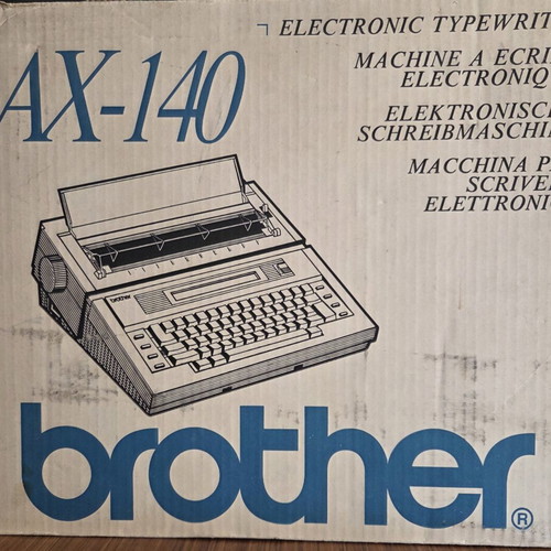 Brother AX-140 vintage electronic typewriter like new