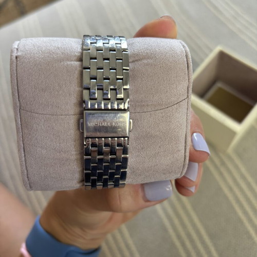 Michael Kors wristwatch, silver, women's