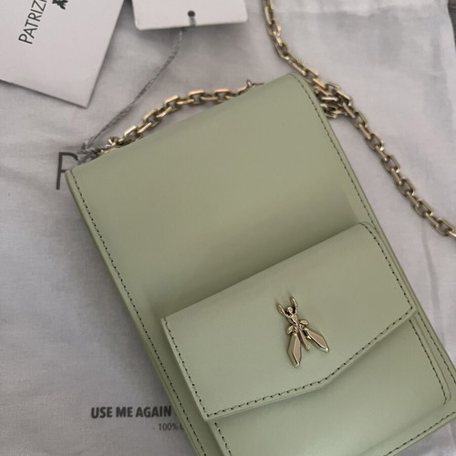 Patrizia Pepe women's crossbody bag, mint green leather