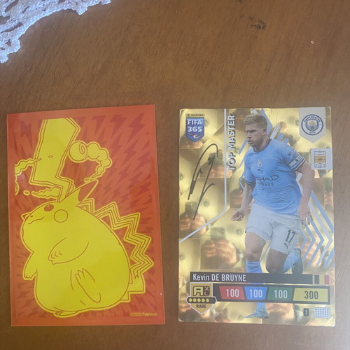 Panini 23 Top Master De Bruyne υπογεγραμμένη κάρτα σε θήκη