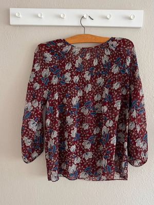 Arena floral shirt like new, burgundy, size S