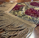Table runner used, dimensions 160x44cm