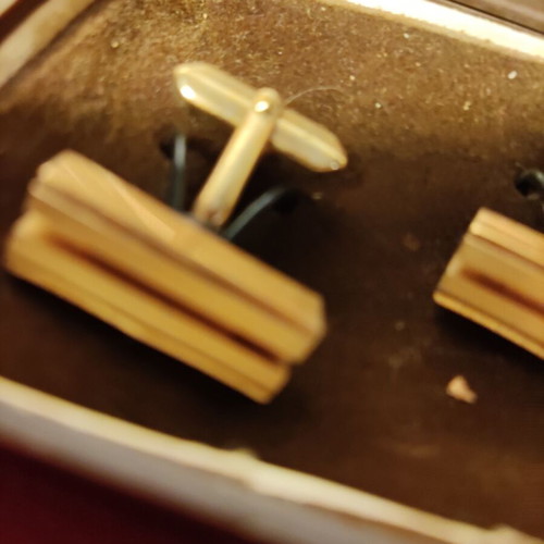 Gold-plated cufflinks like new