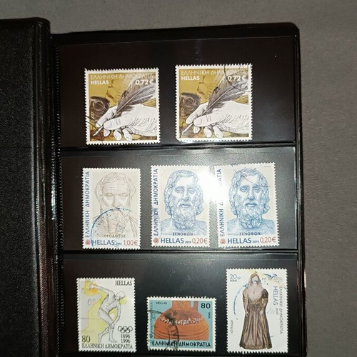 Album with 95 stamps collection new, Greece, Australia, Cyprus