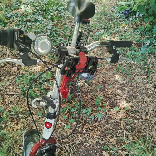 Foldo 20 Inch Folding Bicycle like new, red, 6 speeds