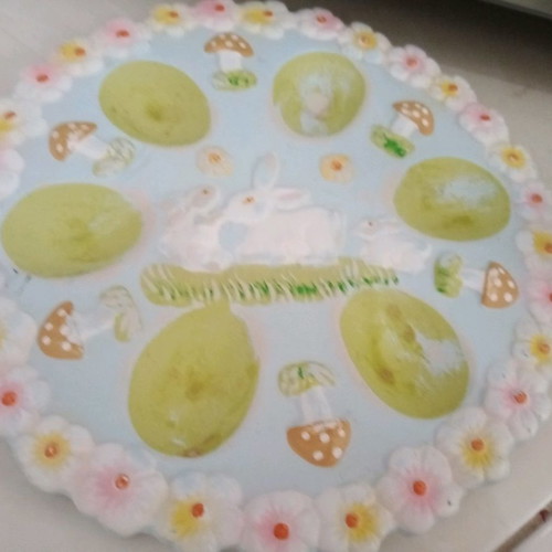 Easter decoration set together, two pieces