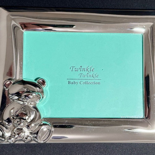 Twinkle Twinkle silver-plated frame like new, ideal for newborn