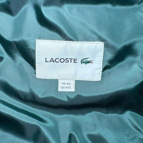 Lacoste Puffer Jacket green brand new with hood